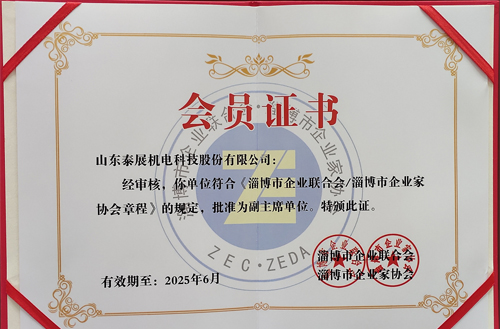 2020年被（bèi）評為淄博市企業家聯合會和淄博市企業（yè）家協會副主席單位